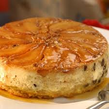 Pudding from oven